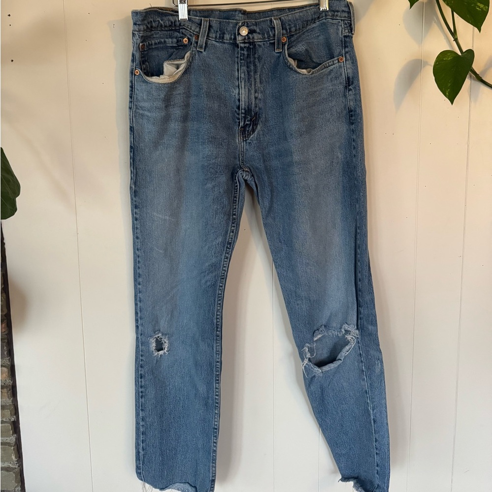 Levi's Relaxed Fit Ripped Denim Jeans